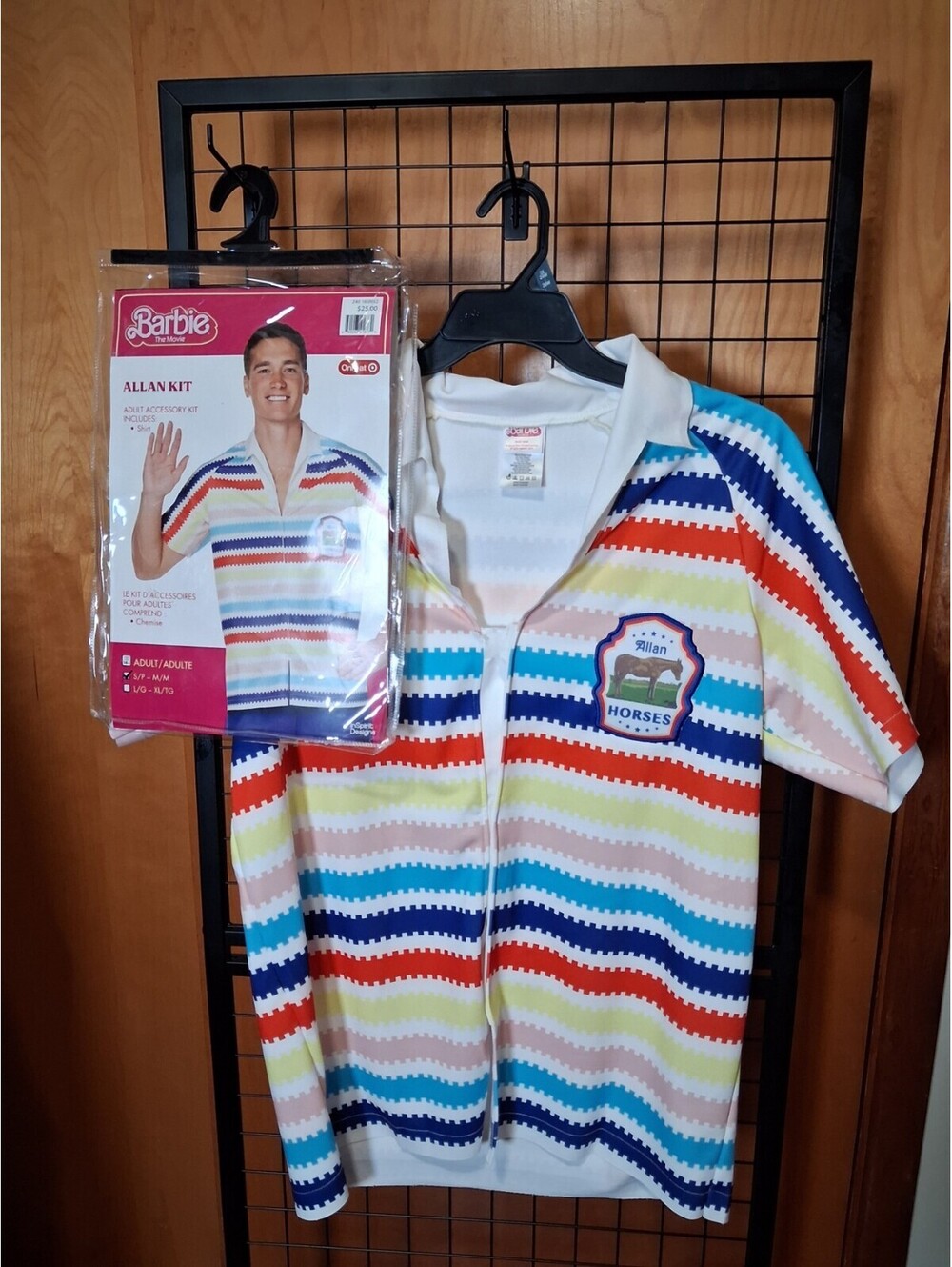 Barbie The Movie Allan Kit Adult S/M Costume Shirt InSpirit Target Halloween
